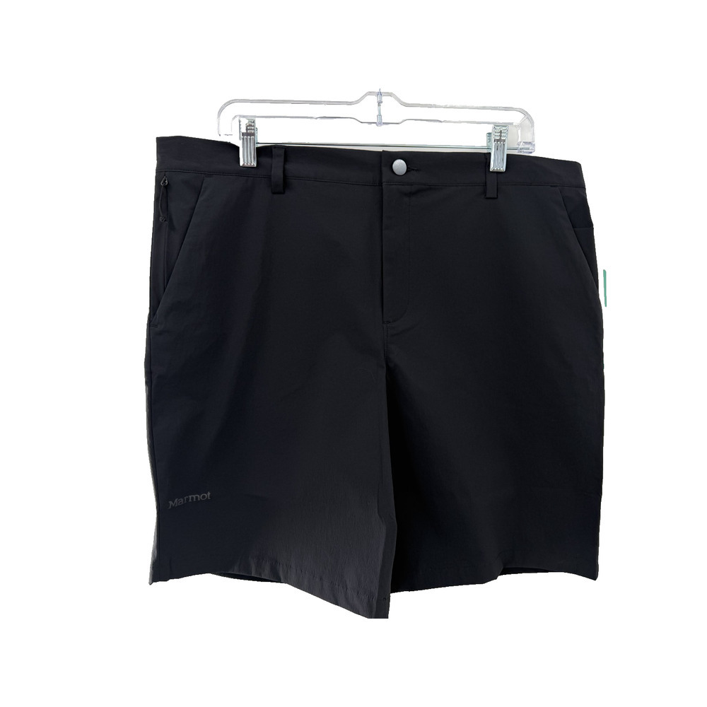 Marmot Men's Activewear Arch Rock Shorts Black UPF 50 Outdoors Size 36 NWT